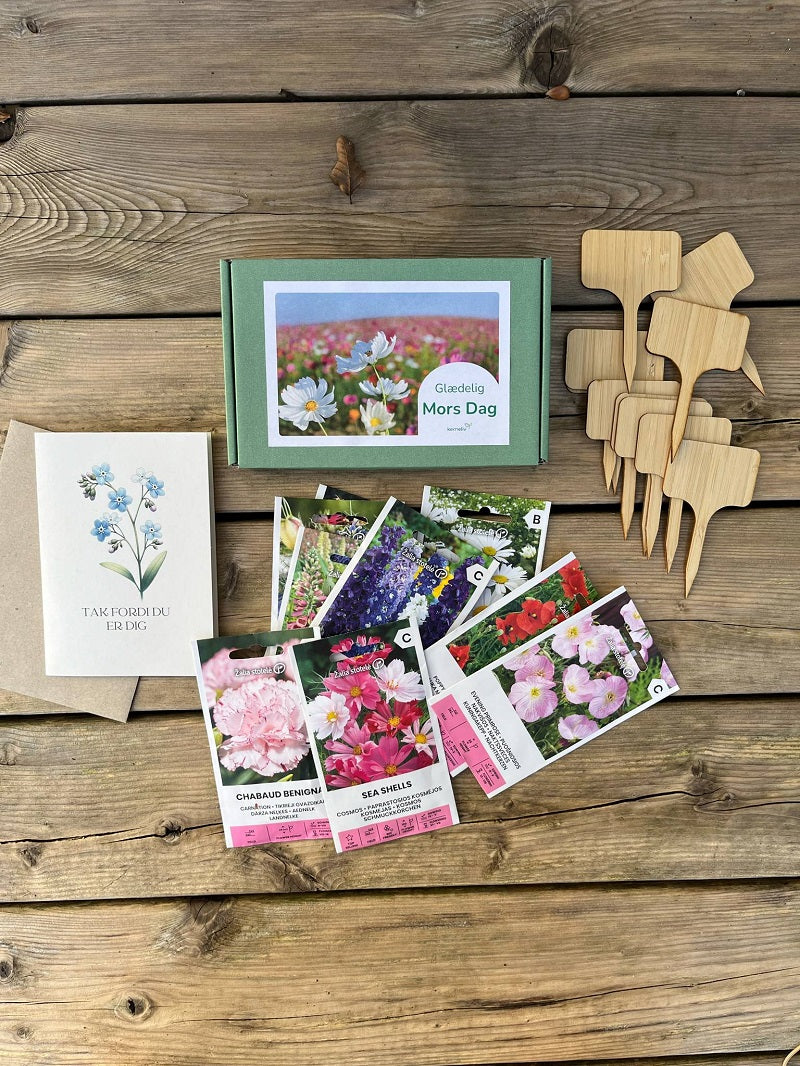 Mors Dag - blomster frøpakke med kort