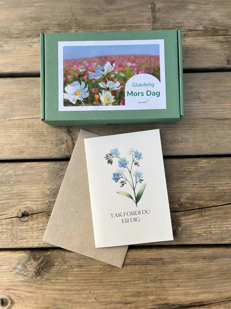 Mors Dag - blomster frøpakke med kort