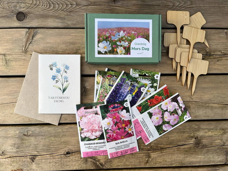 Mors Dag - blomster frøpakke med kort