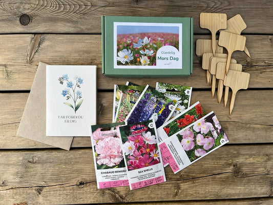 Mors Dag - blomster frøpakke med kort