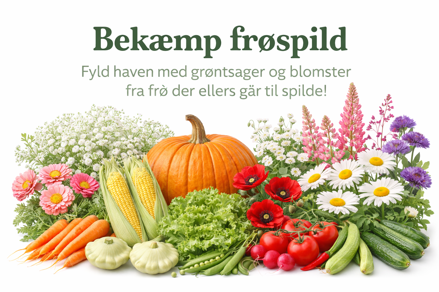 Bekæmp Frøspild datovarer (10 frøposer)