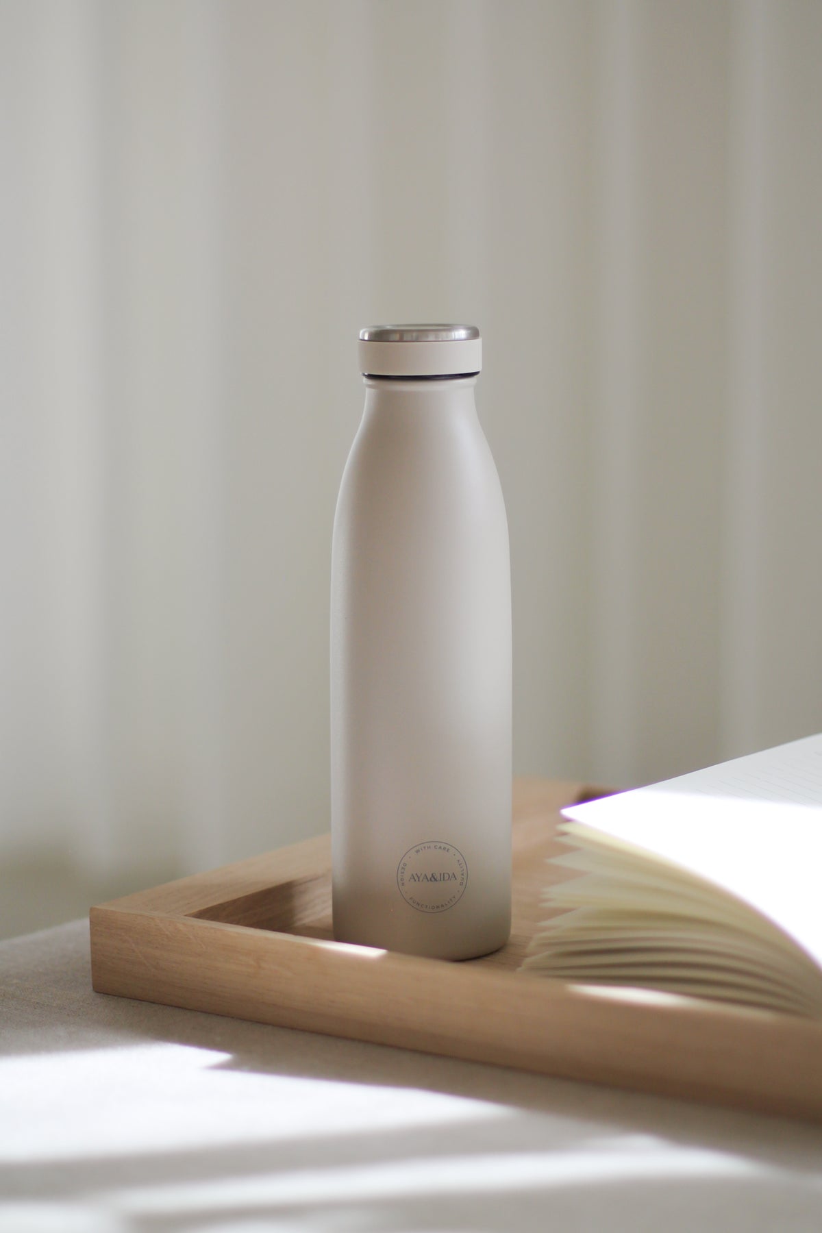 Drikkeflaske 500 Ml - Creme Beige