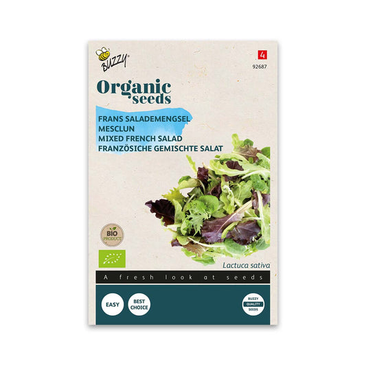 Buzzy® Økologisk fransk salat blanding, frø