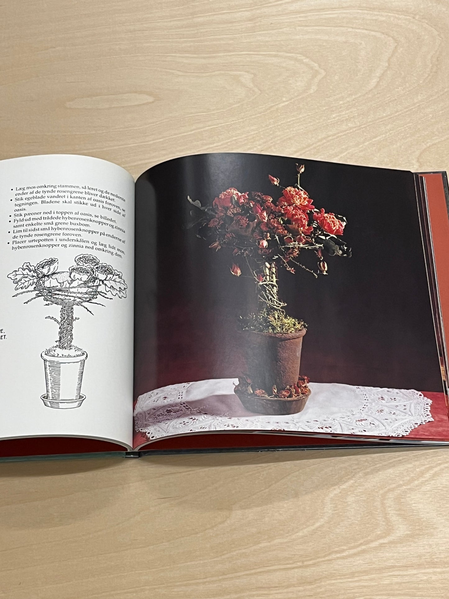 Pynt med tørrede blomster af Hanne Ploug