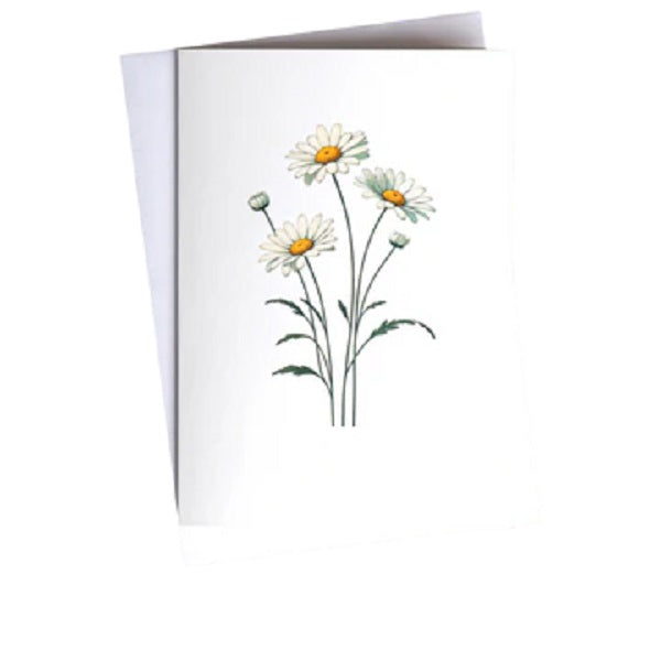 Håndskrevet personlig blomsterhilsen