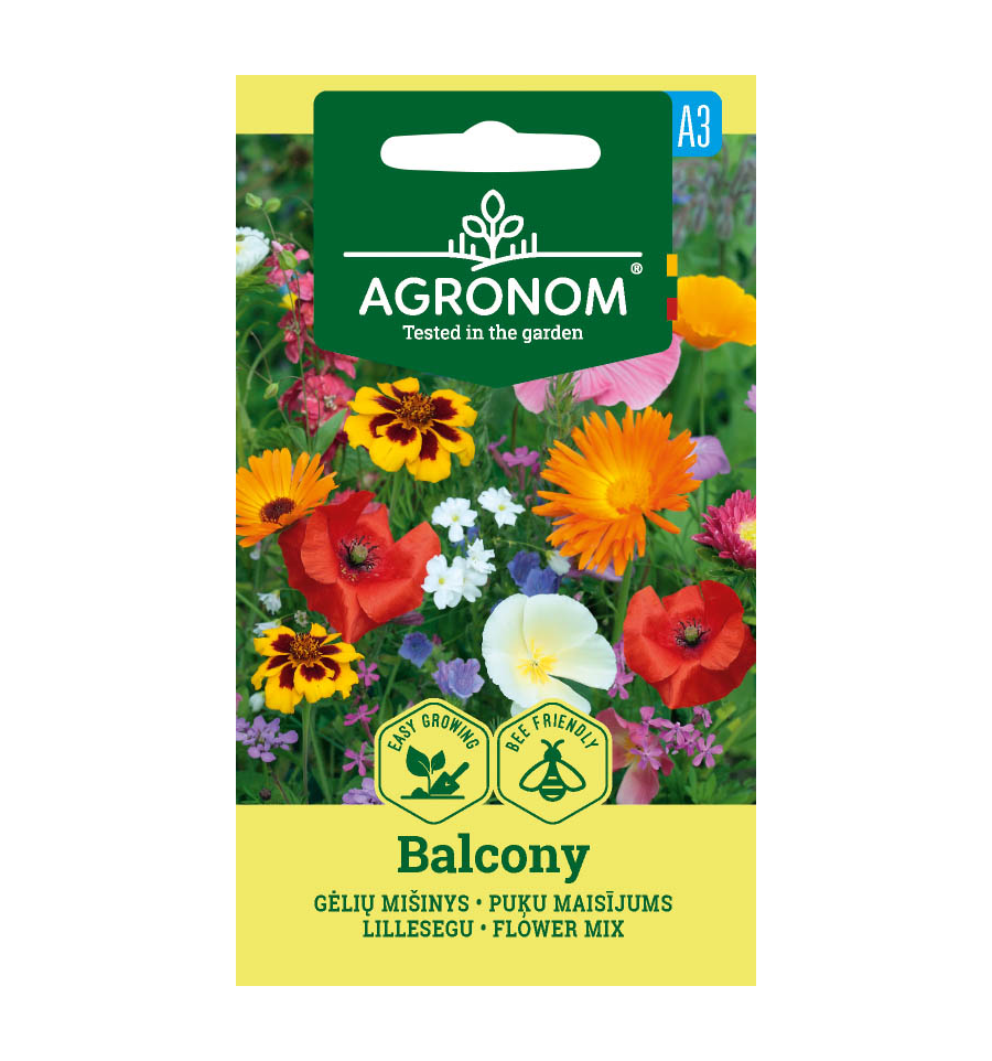 Blomsterblanding 'Balcony', 23 sorter