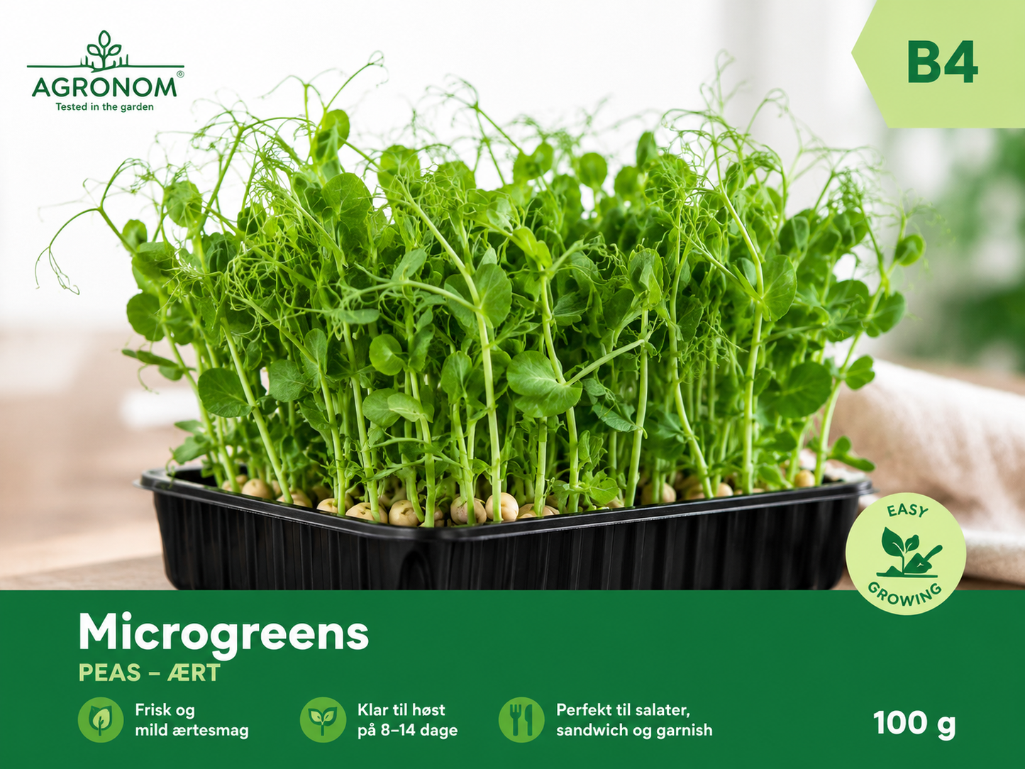 Microgreens Ært