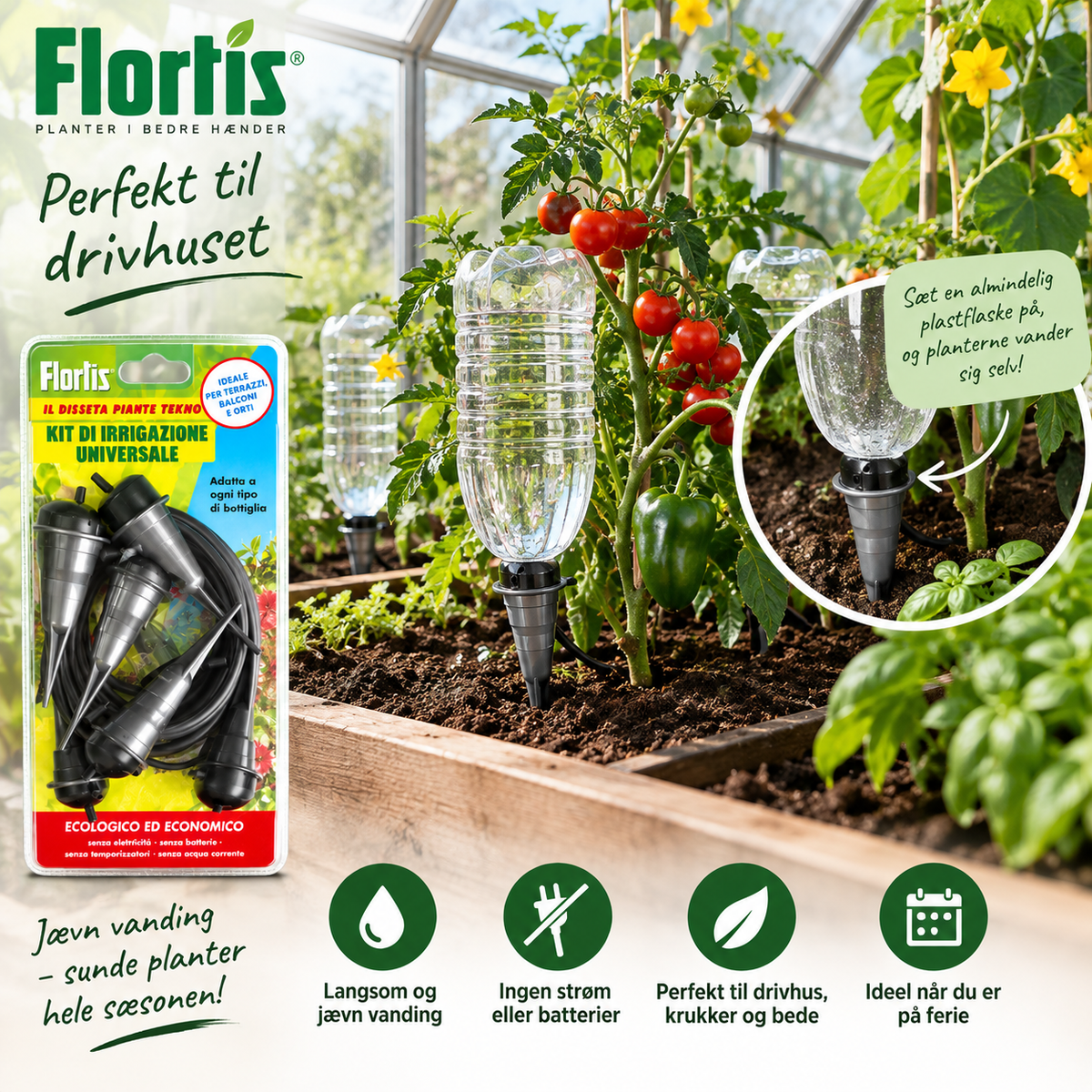 Flotis selvvandingssystem - 4 stk.