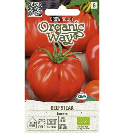 Tomat 'BEEFSTEAK', økologisk bøftomat
