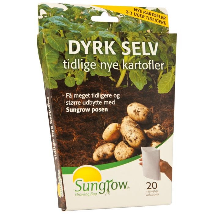 Vækstposer til tidlige kartofler, 20 stk