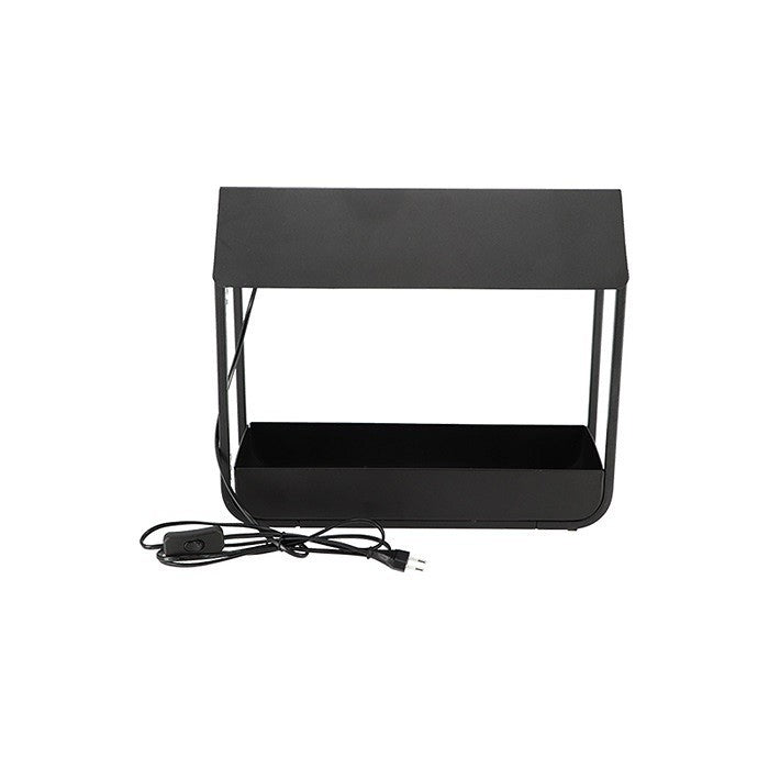 LED-vækstlampe, sort