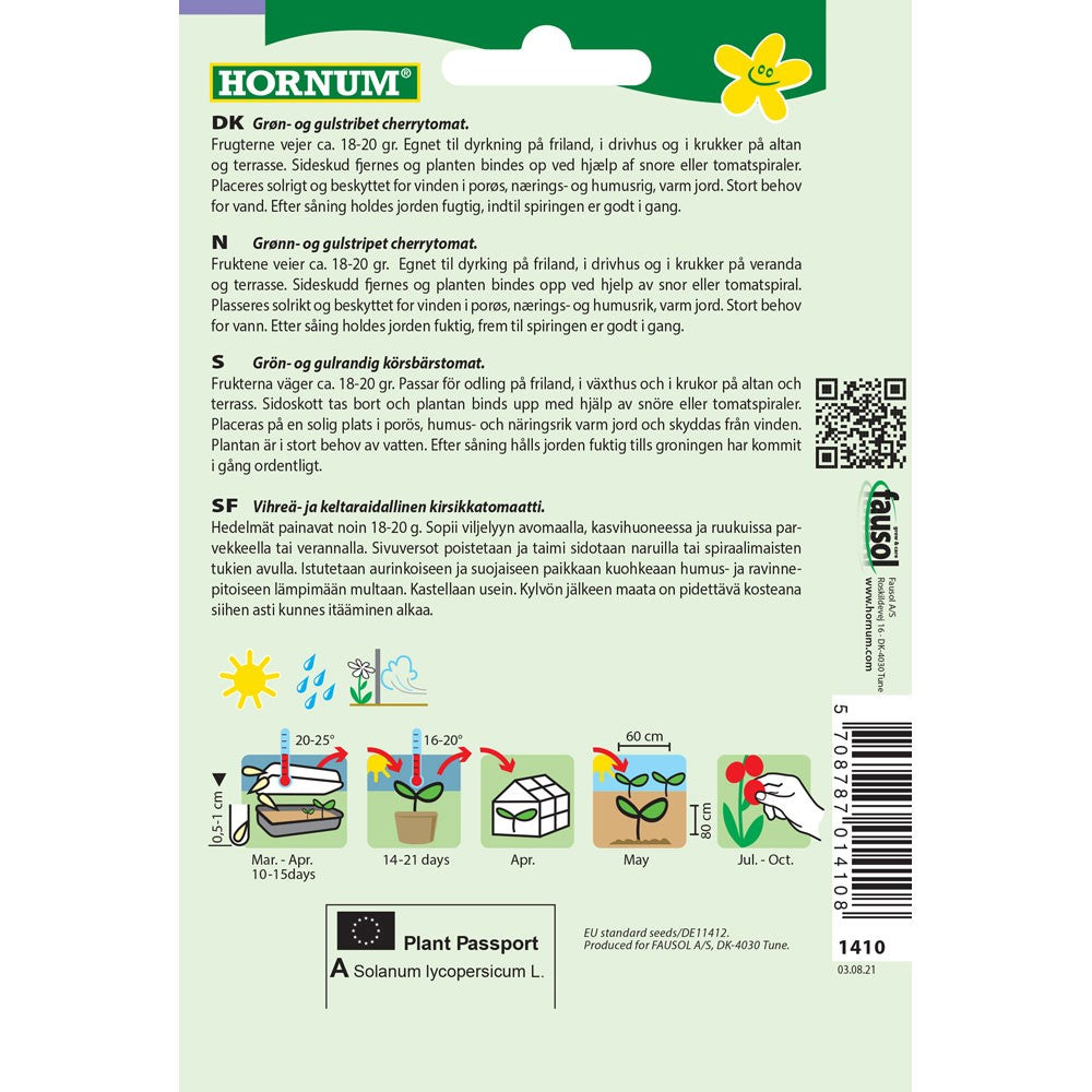 Tomat Artisan Green Tiger