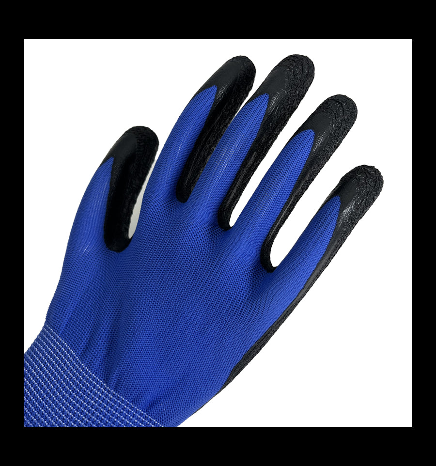 Havehandsker med latex, str. 7