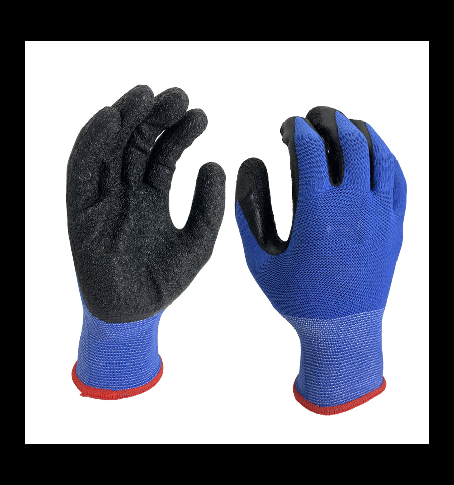Havehandsker med latex, str. 7