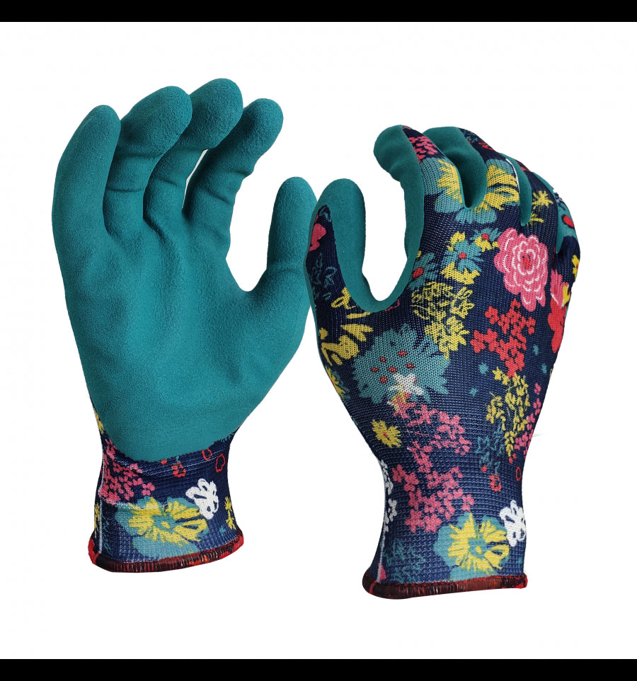 Havehandsker blomster latex, str. 9