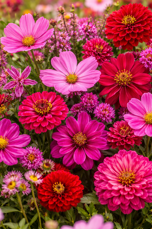 Blomsterblanding - 'Duet Pink-Red'