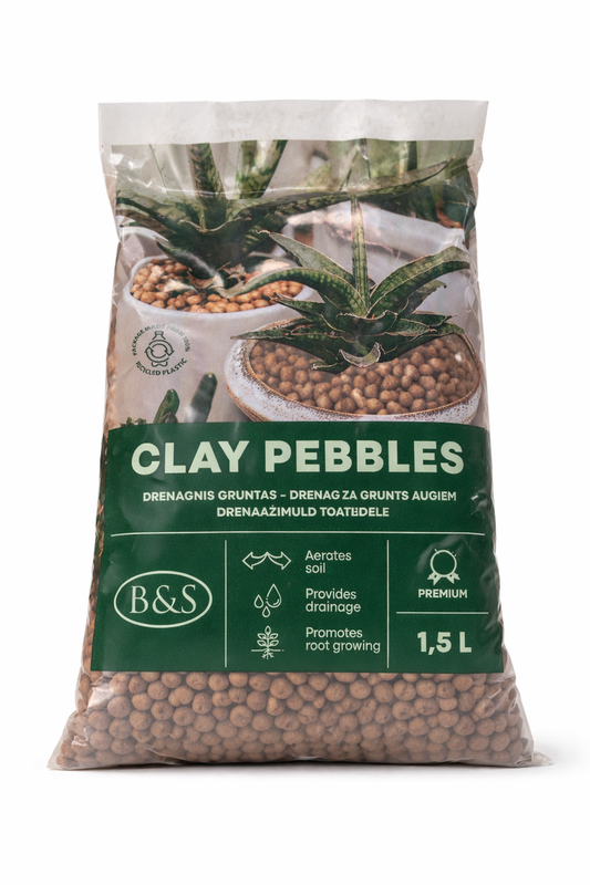 Clay Pebbles - lecakugler 1,5L