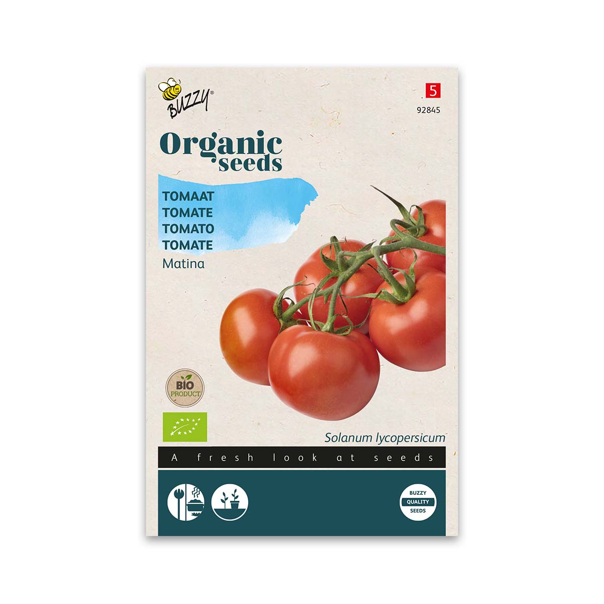 Buzzy® Økologisk tomat – Matina, frø