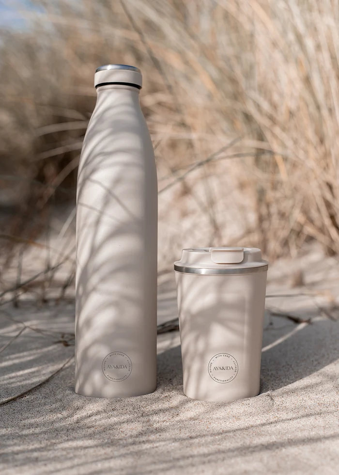 Drikkeflaske 1000Ml - Creme Beige