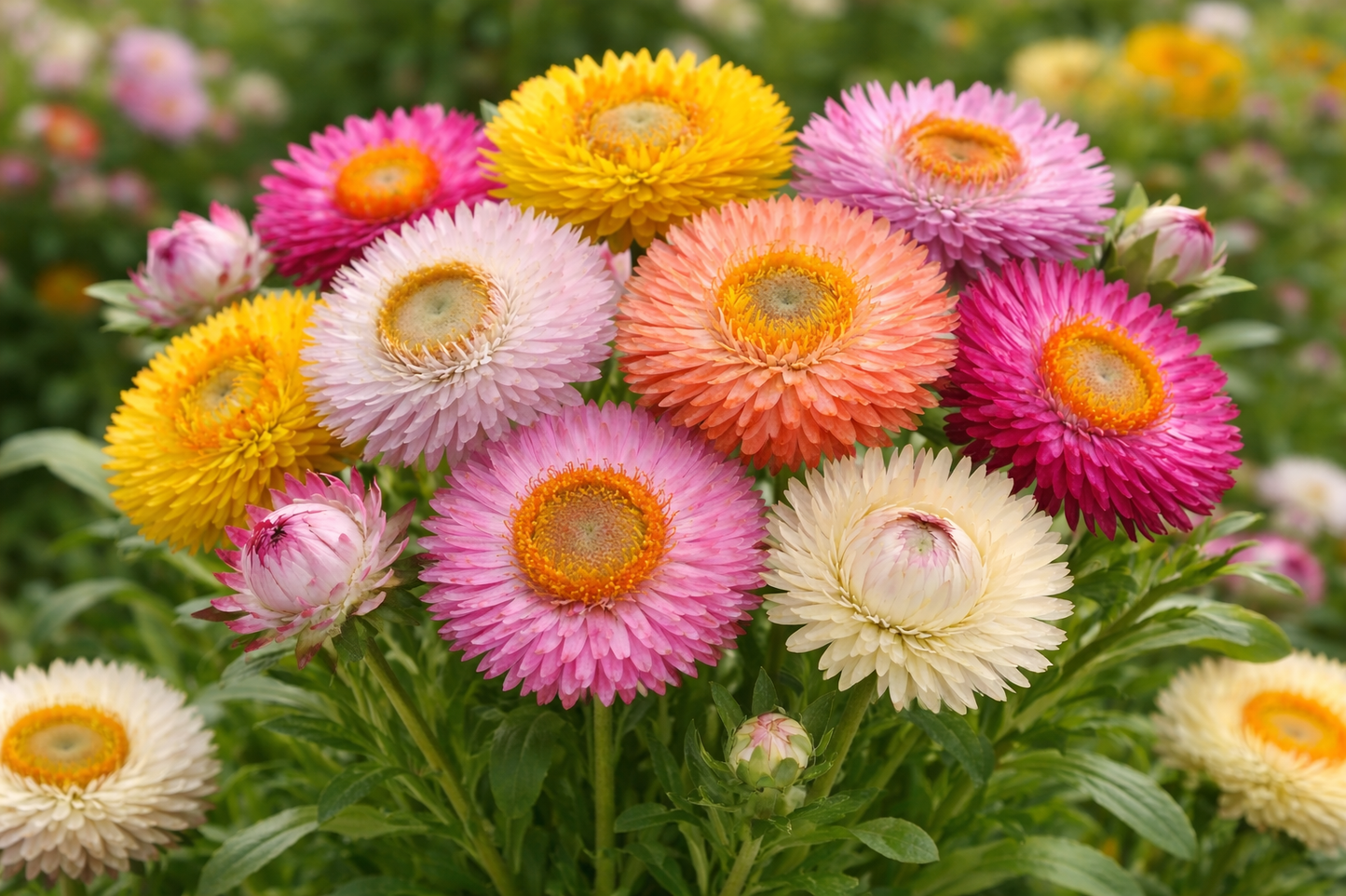 Evighedsblomst - Pastel Harmony