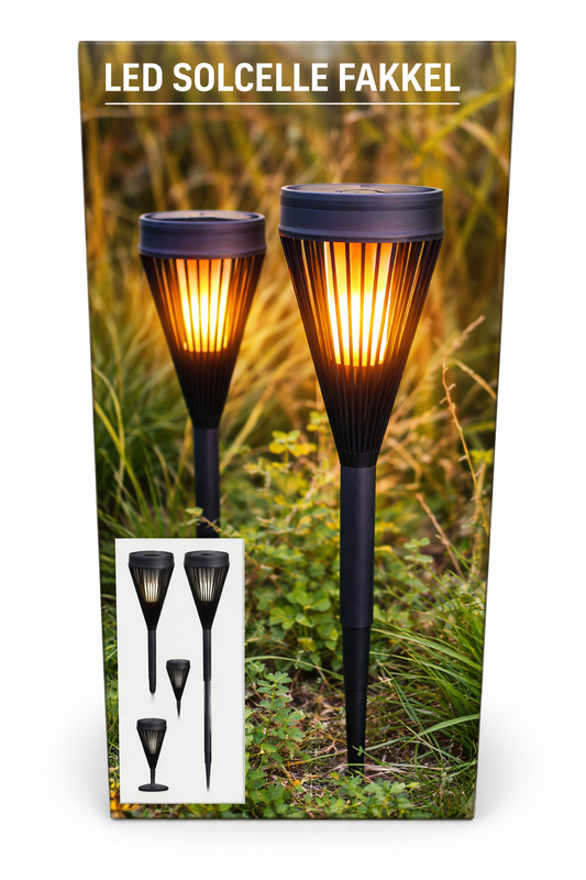 Led Solcelle Fakkel