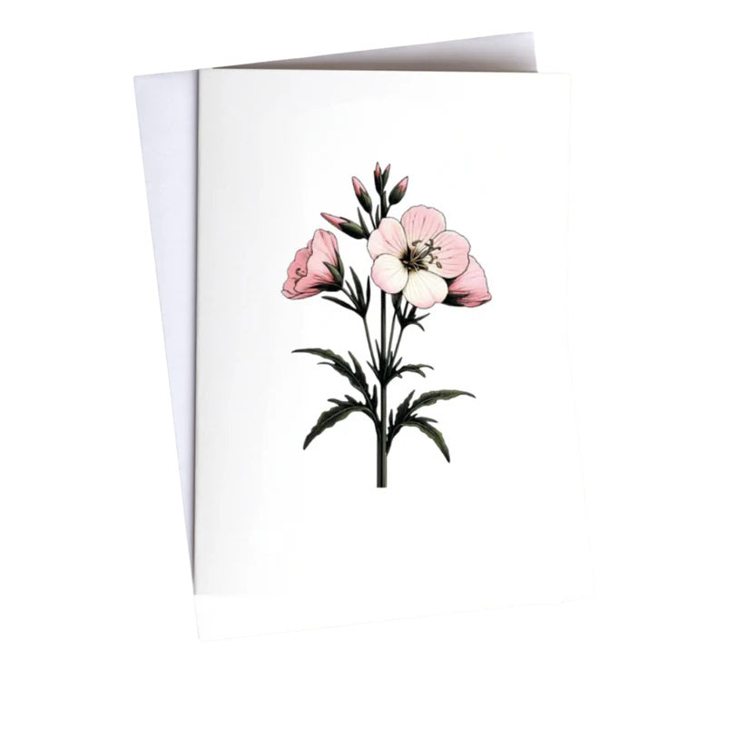 Håndskrevet personlig blomsterhilsen