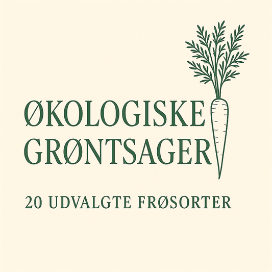 ØKOLOGISKE GRØNTSAGER, 20 udvalgte frøsorter