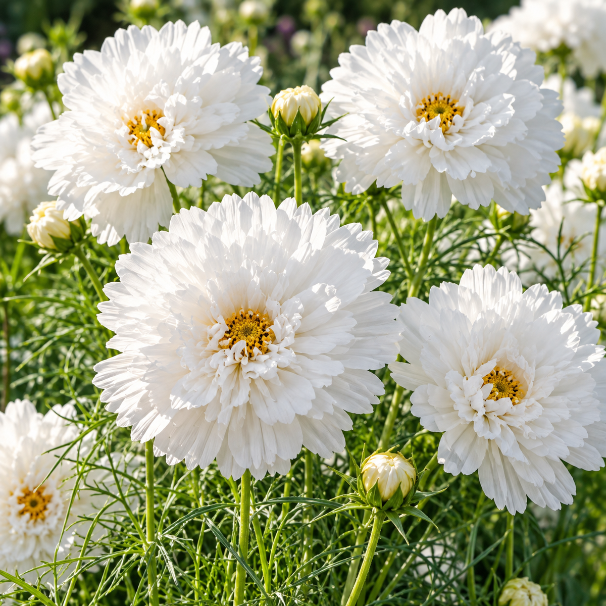 Cosmos `Double Dutch White`