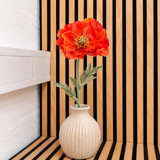 Silke Valmue orange