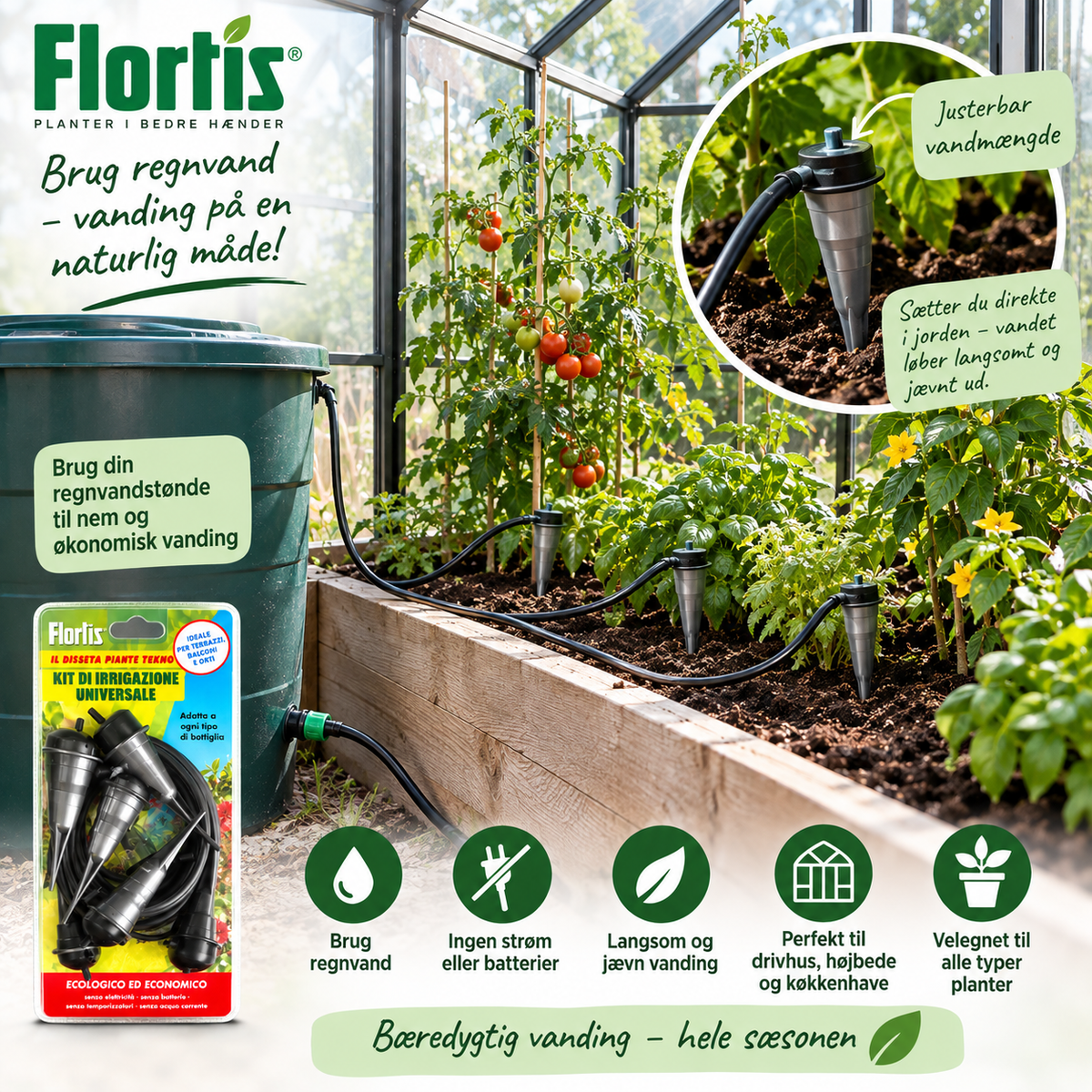 Flotis selvvandingssystem - 4 stk.