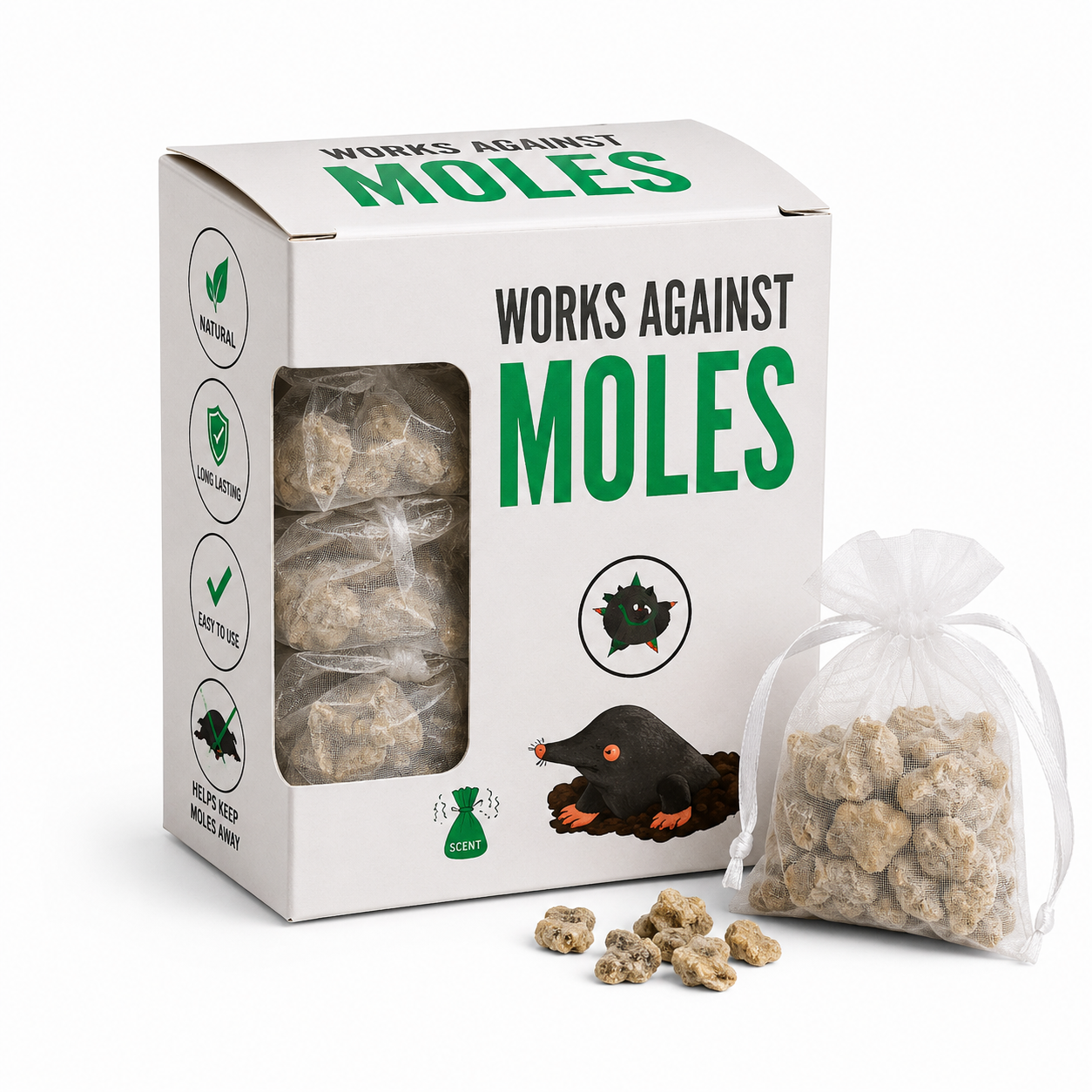 Moles - Naturlig beskyttelse mod Muldvarpe