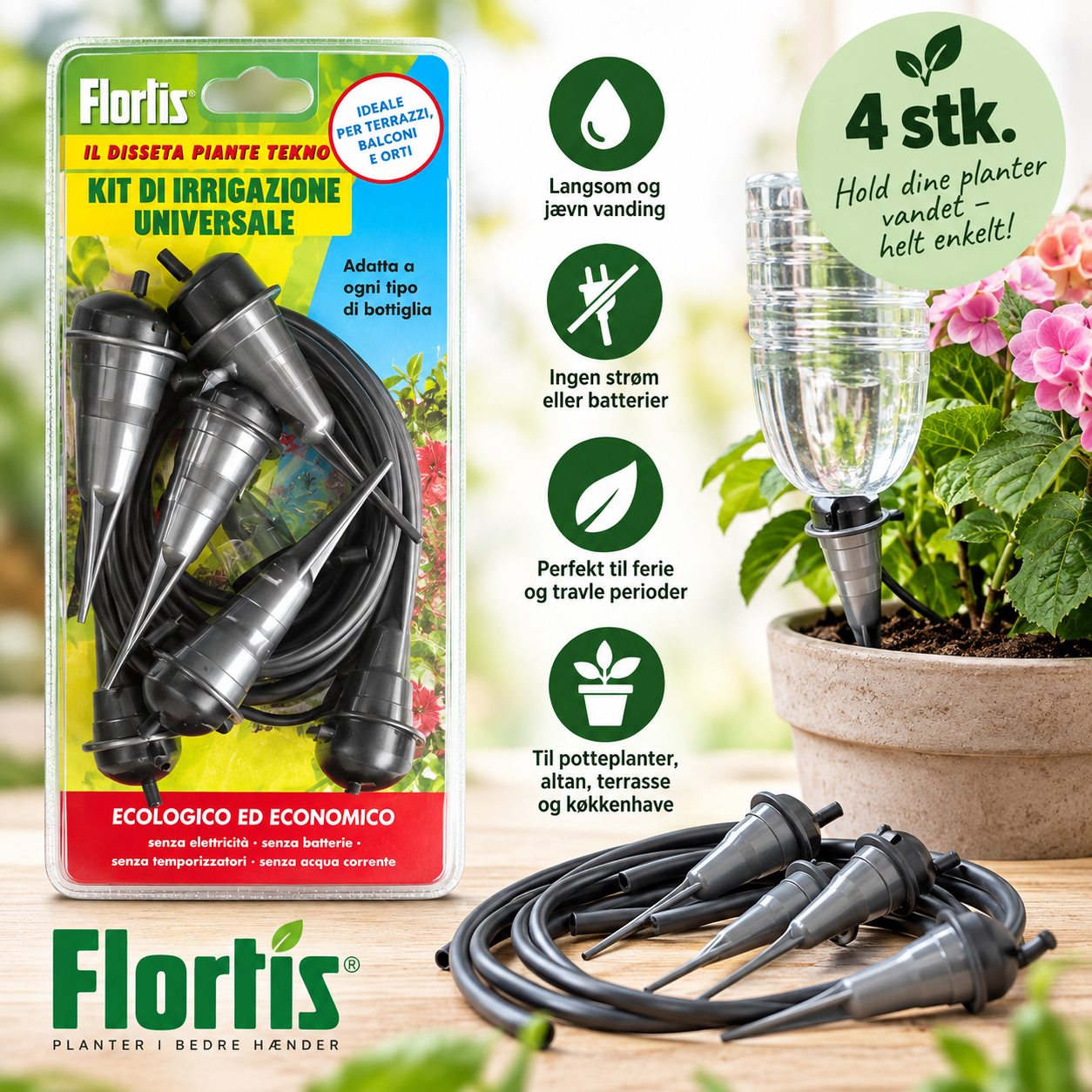 Flotis selvvandingssystem - 4 stk.