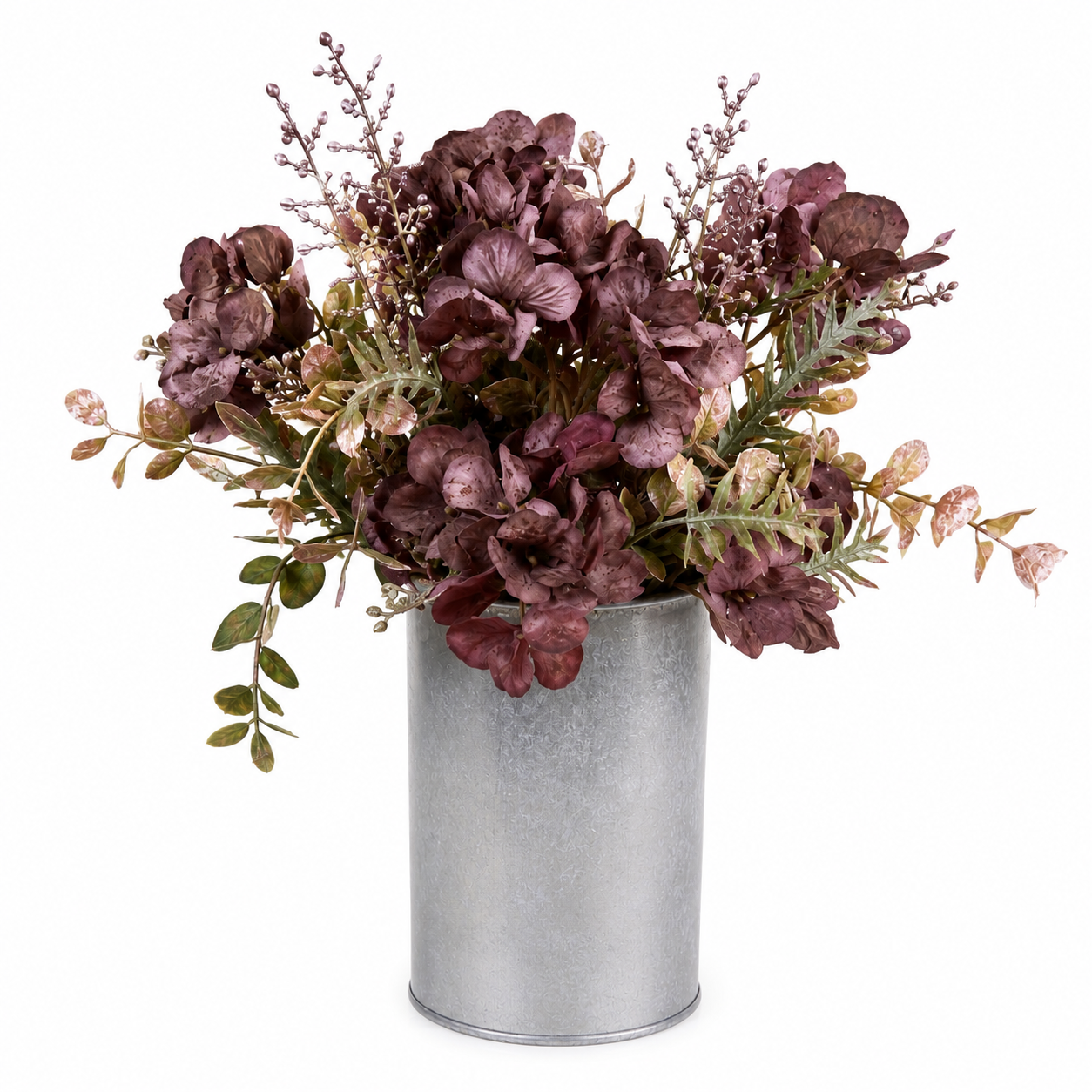 Hortensia Buket i bordeaux/rosa