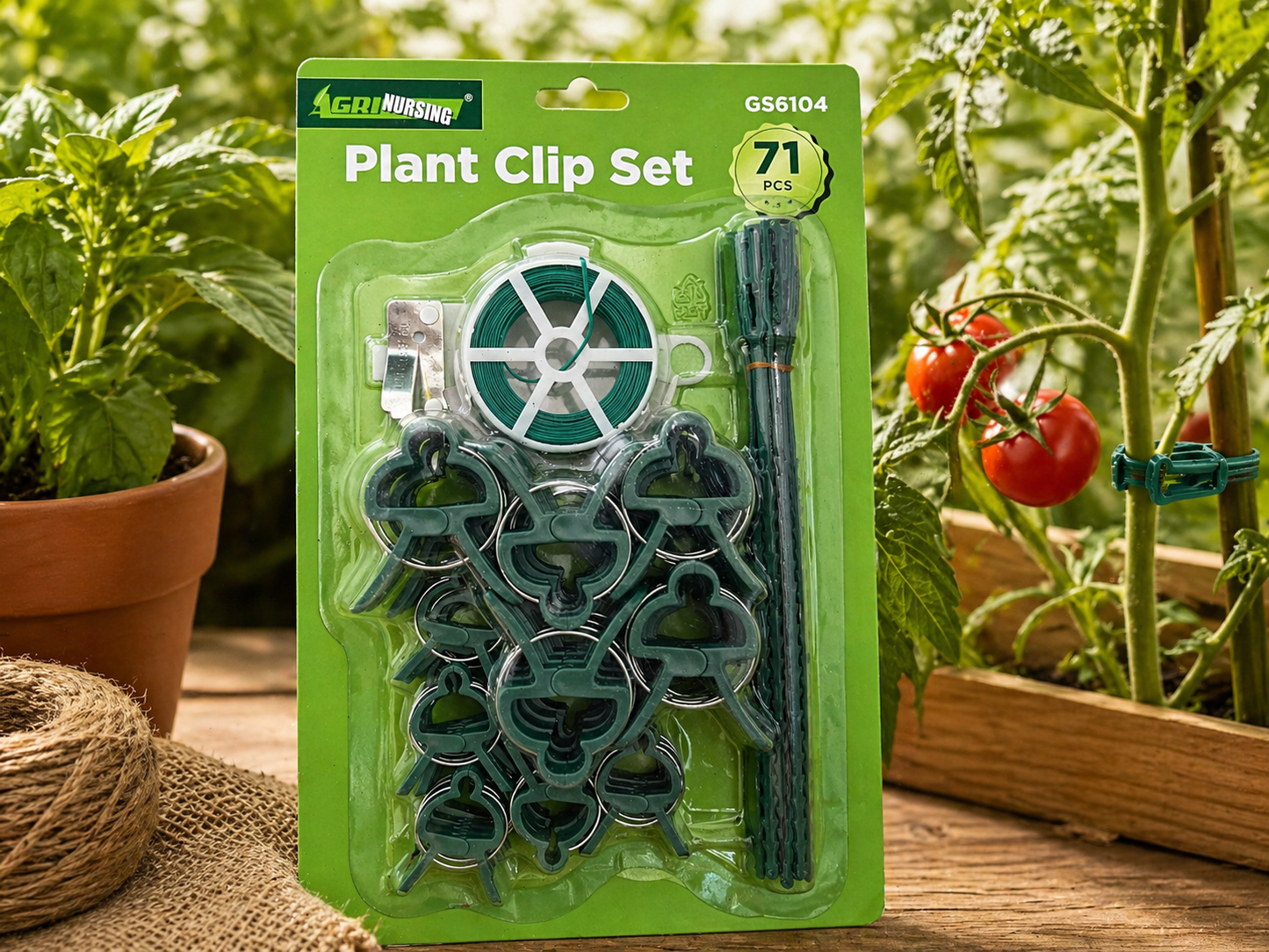 Plant Clip Set - komplet sæt til opbinding af planter