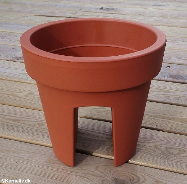 Lofly Railing potte, Terracotta